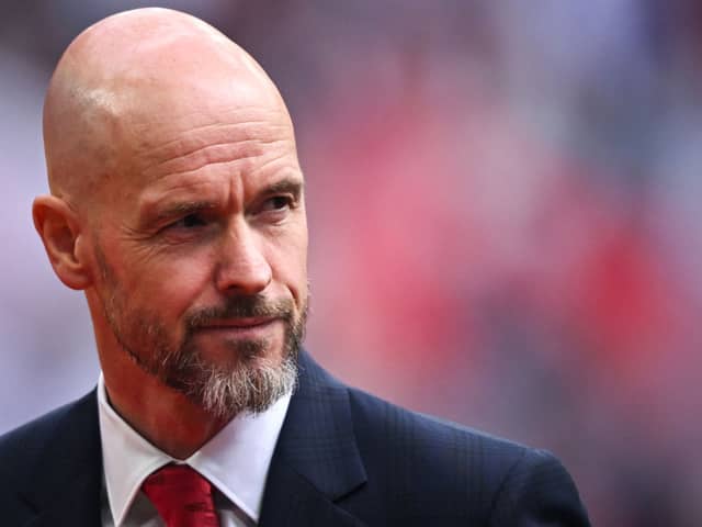 Manchester United's Dutch manager Erik ten Hag