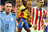 Darwin Nunez, Jefferson Lerma, and Julio Enciso