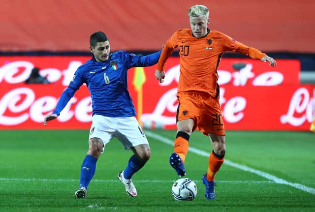 Van de Beek has lost his place in the Netherlands squad. Credit: Getty.
