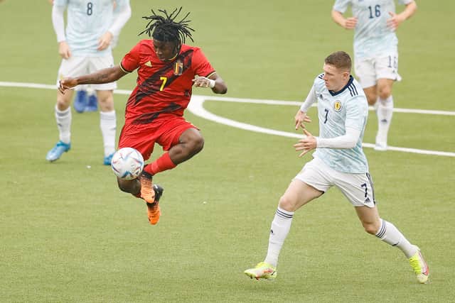 Elliot Anderson is wanted by many clubs but no decision has been made yet. (Photo by BRUNO FAHY/BELGA MAG/AFP via Getty Images)