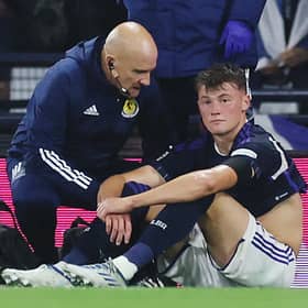 Nathan Patterson receives treatment. Picture:  Ian MacNicol/Getty Images
