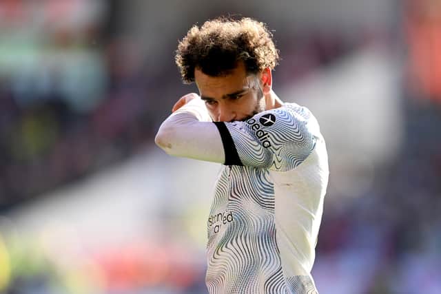 Mo Salah was quiet against Nottingham Forest. Picture: Michael Regan/Getty Images