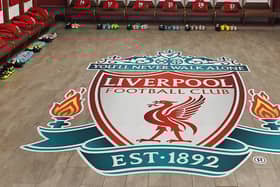 Liverpool’s dressing room. Picture: John Powell/Liverpool FC via Getty Images