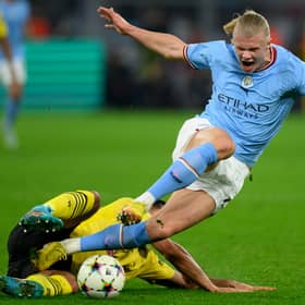 Haaland knocked his foot during Champions League fixture against Borussia Dortmund