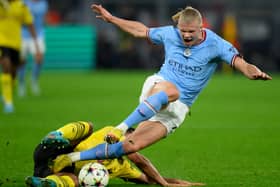 Haaland knocked his foot during Champions League fixture against Borussia Dortmund