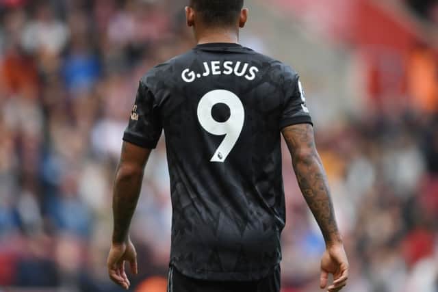 Arsenal striker Gabriel Jesus