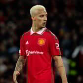 Antony was criticised by Paul Scholes after Manchester United’s Europa League win. Credit: Getty.