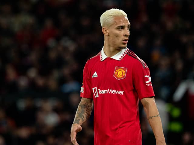 Antony was criticised by Paul Scholes after Manchester United’s Europa League win. Credit: Getty.