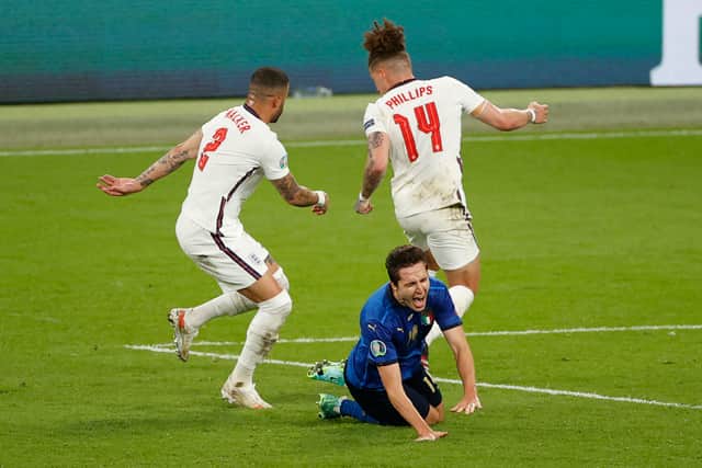 Walker and Phillips played a key role for England at Euro 2020. Credit: Getty.