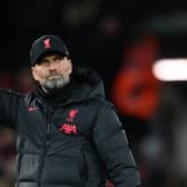 Jurgen Klopp celebrates Liverpool’s win against Napoli. Picture: Michael Regan/Getty Images