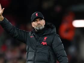 Jurgen Klopp celebrates Liverpool’s win against Napoli. Picture: Michael Regan/Getty Images
