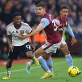 Leander Dendoncker is missing for Aston Villa while United will hope Jadon Sancho and Antony are free. Credit: Getty.