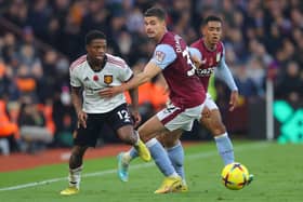 Leander Dendoncker is missing for Aston Villa while United will hope Jadon Sancho and Antony are free. Credit: Getty.