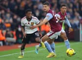Leander Dendoncker is missing for Aston Villa while United will hope Jadon Sancho and Antony are free. Credit: Getty.