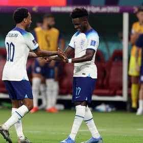 England beat Iran 6-2 in their opening game at the World Cup in Qatar. Photo: Matthias Hangst/Getty