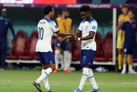 England beat Iran 6-2 in their opening game at the World Cup in Qatar. Photo: Matthias Hangst/Getty