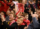  Fans of Wales react during the Autumn International match between Wales and Australia  (Photo by Harry Trump/Getty Images)