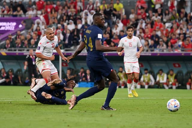 Wahbi Khazri scores Tunisia’s opener against France (Getty Images)