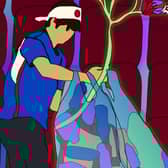 Talenthouse’s mural on Japan for NationalWorld. See article for mural in full.