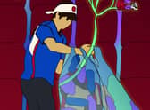 Talenthouse’s mural on Japan for NationalWorld. See article for mural in full.