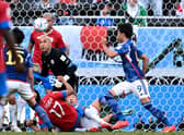 Keylor Navas, Rudiger’s landlord, saves the ball for Costa Rica against Japan
