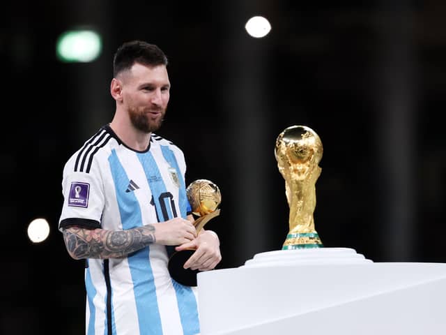 Lionel Messi wins the World Cup.  