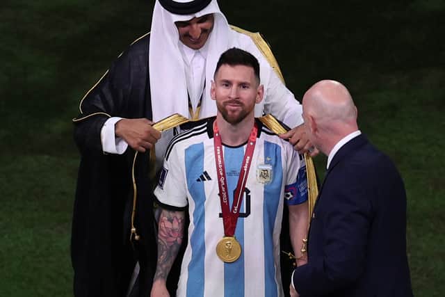 Lionel Messi after the World Cup final. 