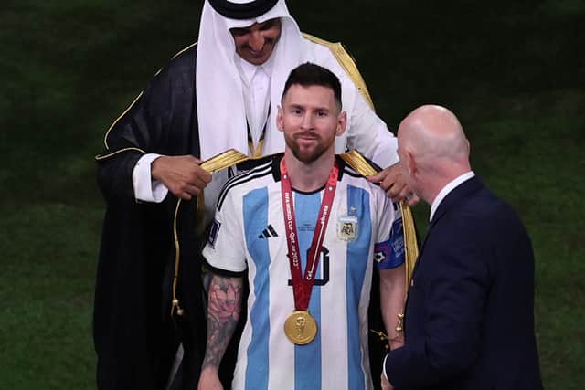 Lionel Messi after the World Cup final.