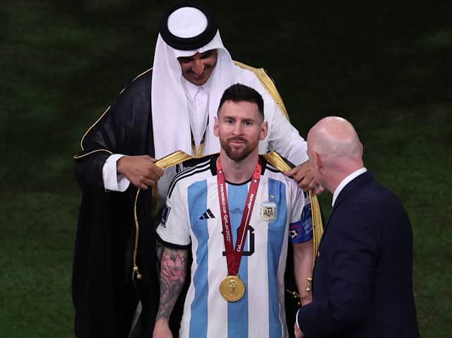 Lionel Messi after the World Cup final. 