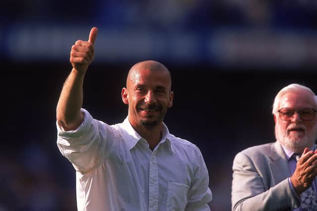 Gianluca Vialli during his spell as Chelsea manager