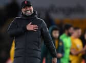Liverpool manager Jurgen Klopp celebrates victory over Wolves. Image: Laurence Griffiths/Getty Images