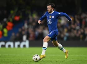  Ben Chilwell of Chelsea runs with the ball during the UEFA Champions League group E match between Chelsea FC and Dinamo Zagreb at Stamford Bridge 