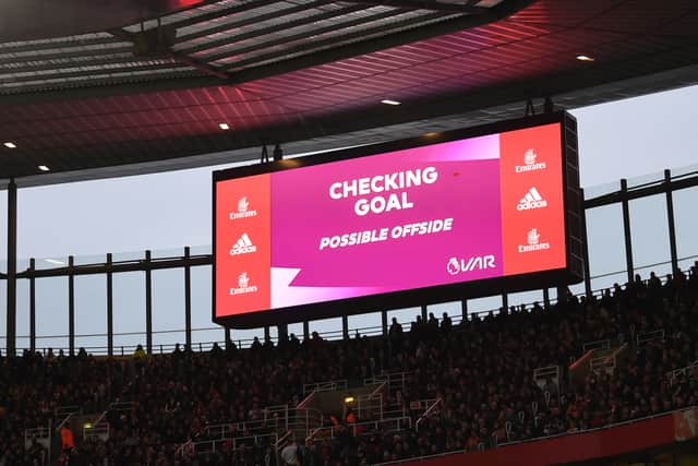 Arsenal were left feeling hard done by last weekend