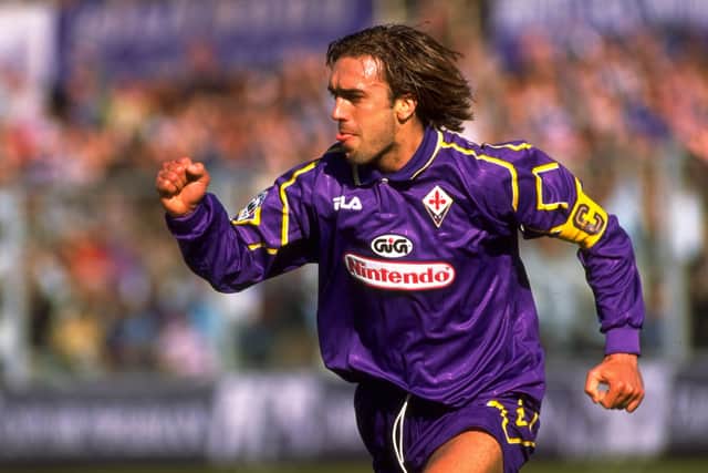 Gabriel Batistuta in his Fiorentina prime