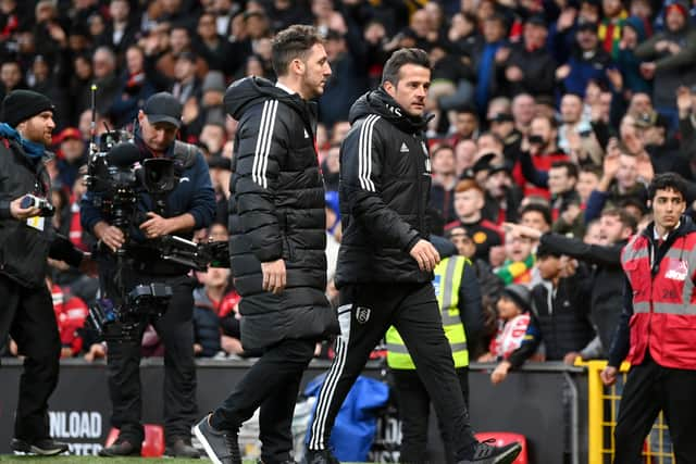 Marco Sila was sent off in Manchester United’s FA Cup clash against Fulham. Credit: Getty.