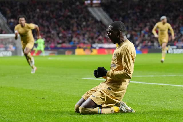 Barcelona winger Ousmane Dembele. (Photo by Angel Martinez/Getty Images)