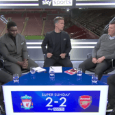 Roy Keane had the studio stitches as he labelled Andy Robertson a ‘big baby’ for protests over an elbow from the linesman not once, not twice, but three times.