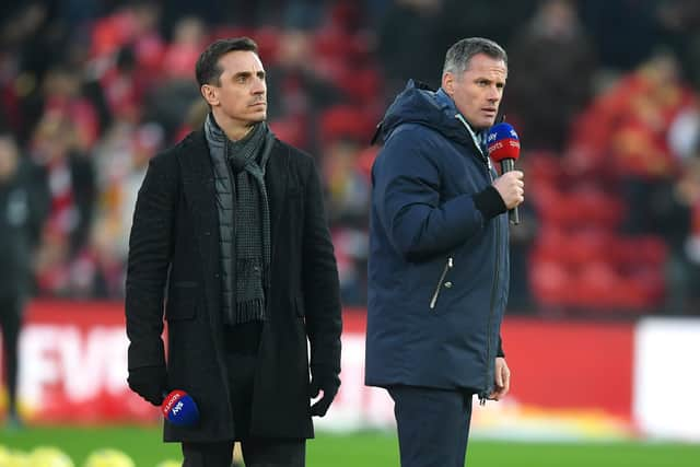 Gary Neville and Jamie Carragher had a Twitter row on the impact of Manchester United’s treble-winning team.