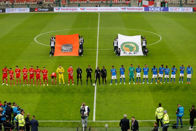 Mamelodi Sundowns trounced CR Belouizdad 4-1 in the first leg of their CAF Champions League tie.