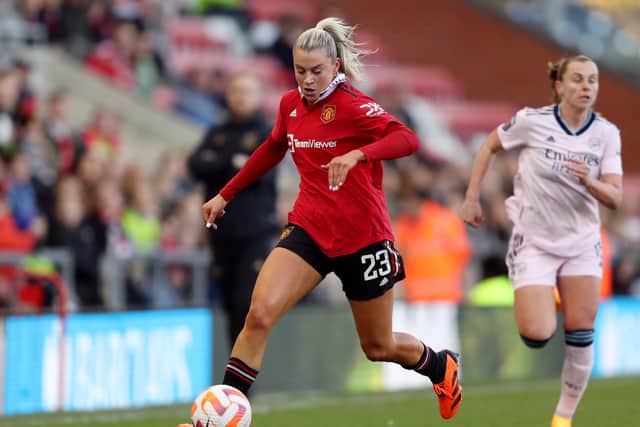 England striker Alessia Russio will be key if Manchester United are to become English champions for the first time.