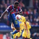  Marc Guehi of Crystal Palace controls the ball during the Premier League match between Crystal Palace (Photo by Warren Little/Getty Images)