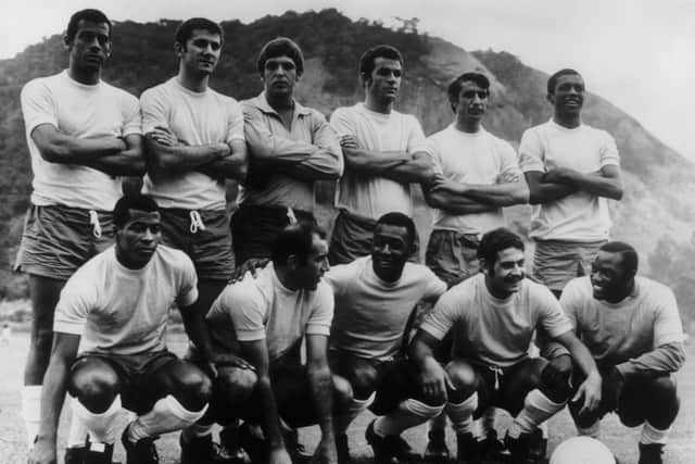 The great Brazil team of the 1970s - Carlos Alberto is back row on the left.