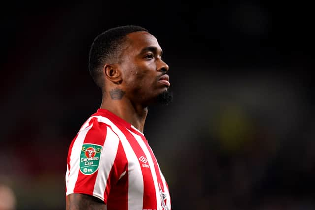 Brentford striker Ivan Toney has been suspended from all football-related activity for eight months with immediate effect. Credit: PA