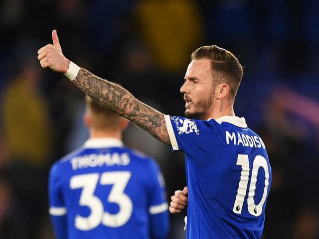 Leicester City's James Maddison.