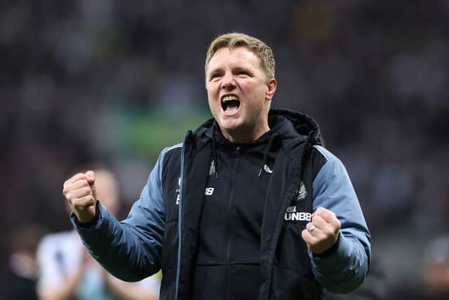 Newcastle United head coach Eddie Howe.