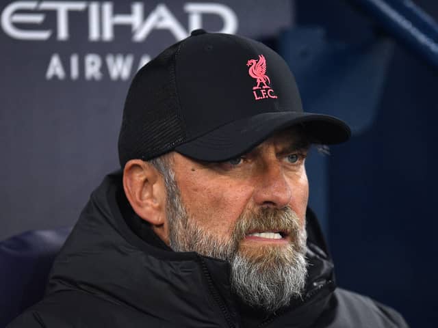 Liverpool manager Jurgen Klopp reacts during a match