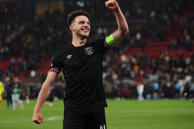 Declan Rice reacts to the concept of easy access to Munich’s beerhalls.