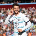 Mason Mount celebrates for Chelsea