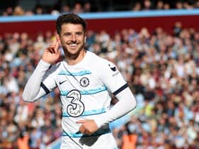 Mason Mount celebrates for Chelsea