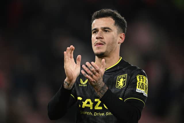 Philippe Coutinho of Aston Villa (Photo by Mike Hewitt/Getty Images)